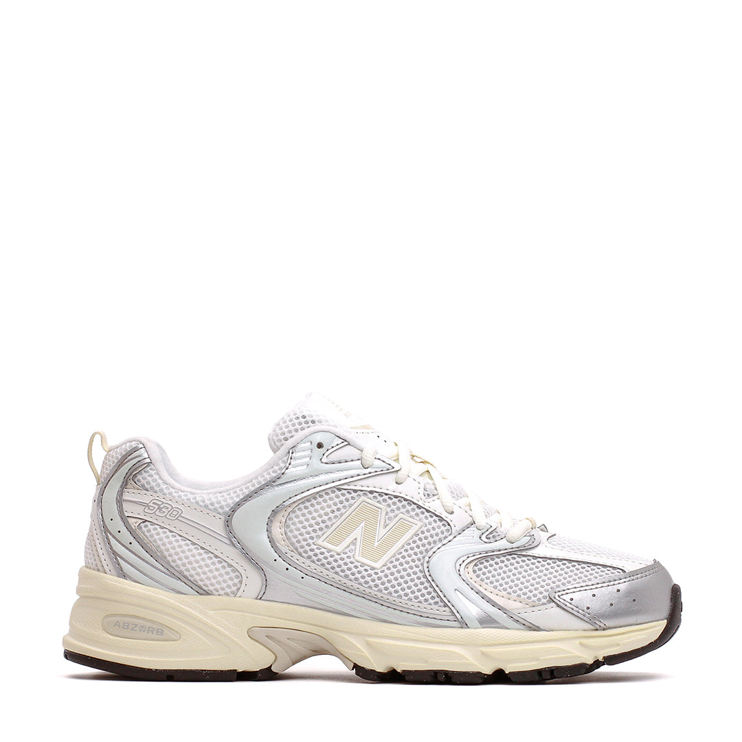 New Balance Unisex 530 Silver Metallic Linen U530ESB - FOOTWEAR - Canada