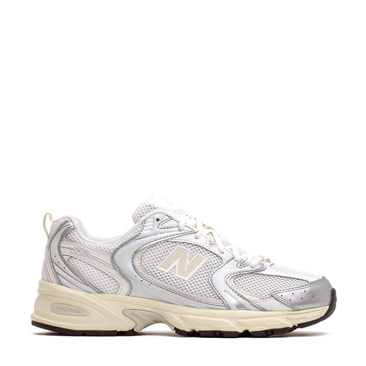 New Balance Unisex 530 Silver Metallic Linen U530ESB - FOOTWEAR - Canada