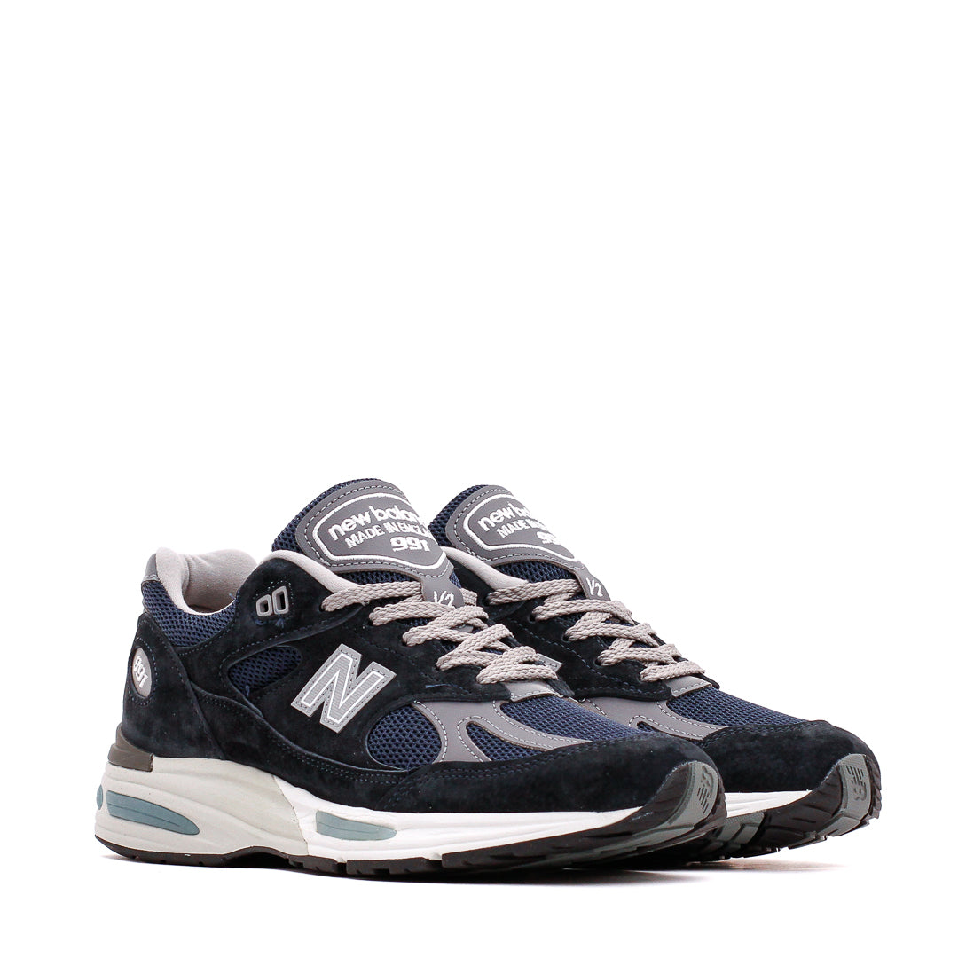 New Balance Men 991v2 Dark Navy Made In UK U991NV2 - FOOTWEAR - Canada