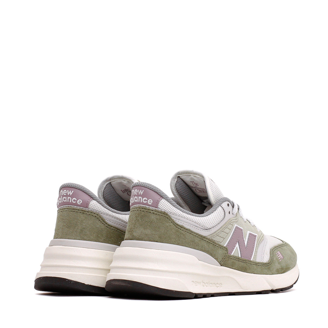 New Balance Unisex 997R Dark Olivine Sea Salt U997RMGB - FOOTWEAR - Canada