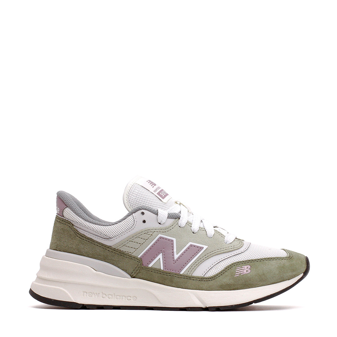 New Balance Unisex 997R Dark Olivine Sea Salt U997RMGB - FOOTWEAR - Canada