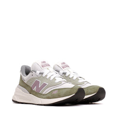 New Balance Unisex 997R Dark Olivine Sea Salt U997RMGB - FOOTWEAR - Canada