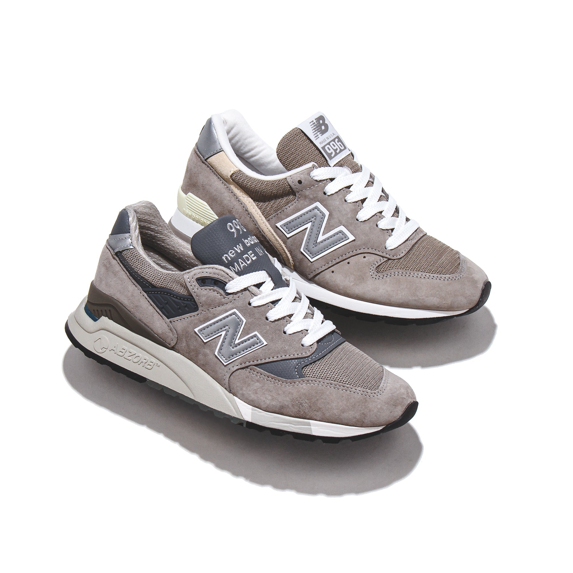 New Balance Men 998 Grey Made In USA U998GR - FOOTWEAR - Canada
