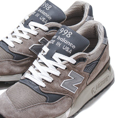 New Balance Men 998 Grey Made In USA U998GR - FOOTWEAR - Canada