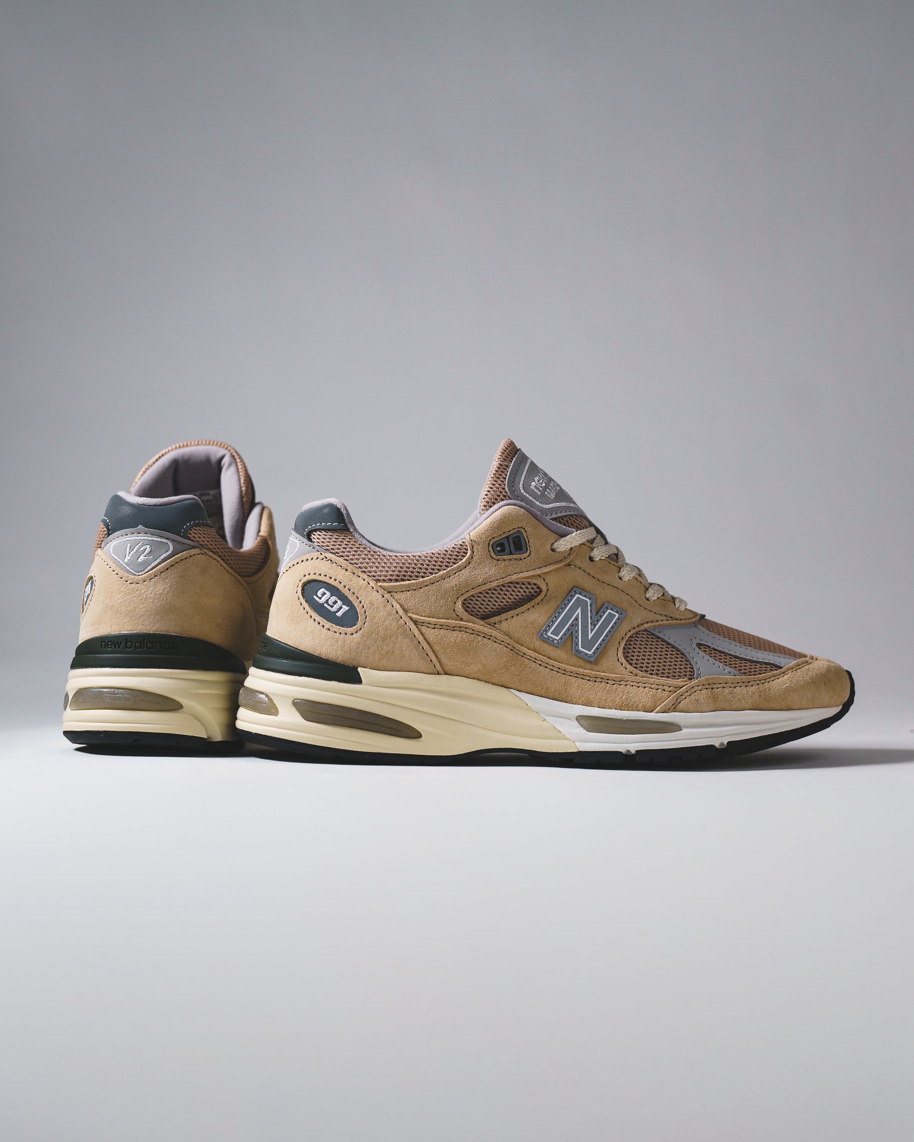 New Balance Unisex Made in UK 991v2 Cuban Sand U991BE2 - FOOTWEAR - Canada