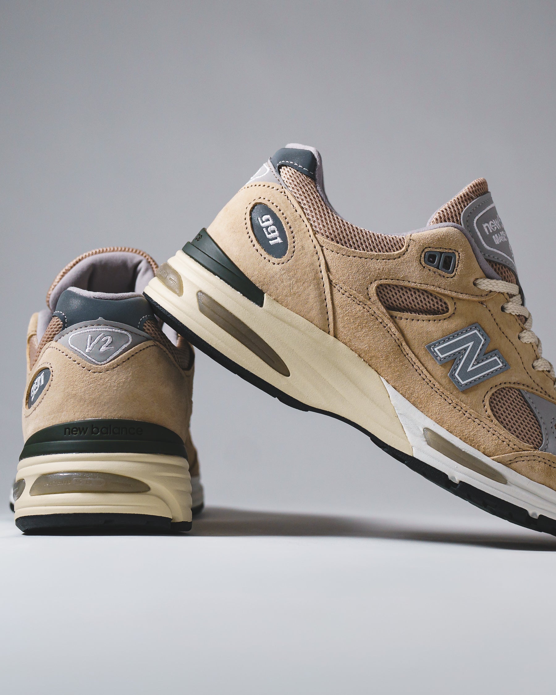 New Balance Unisex Made in UK 991v2 Cuban Sand U991BE2 - FOOTWEAR - Canada