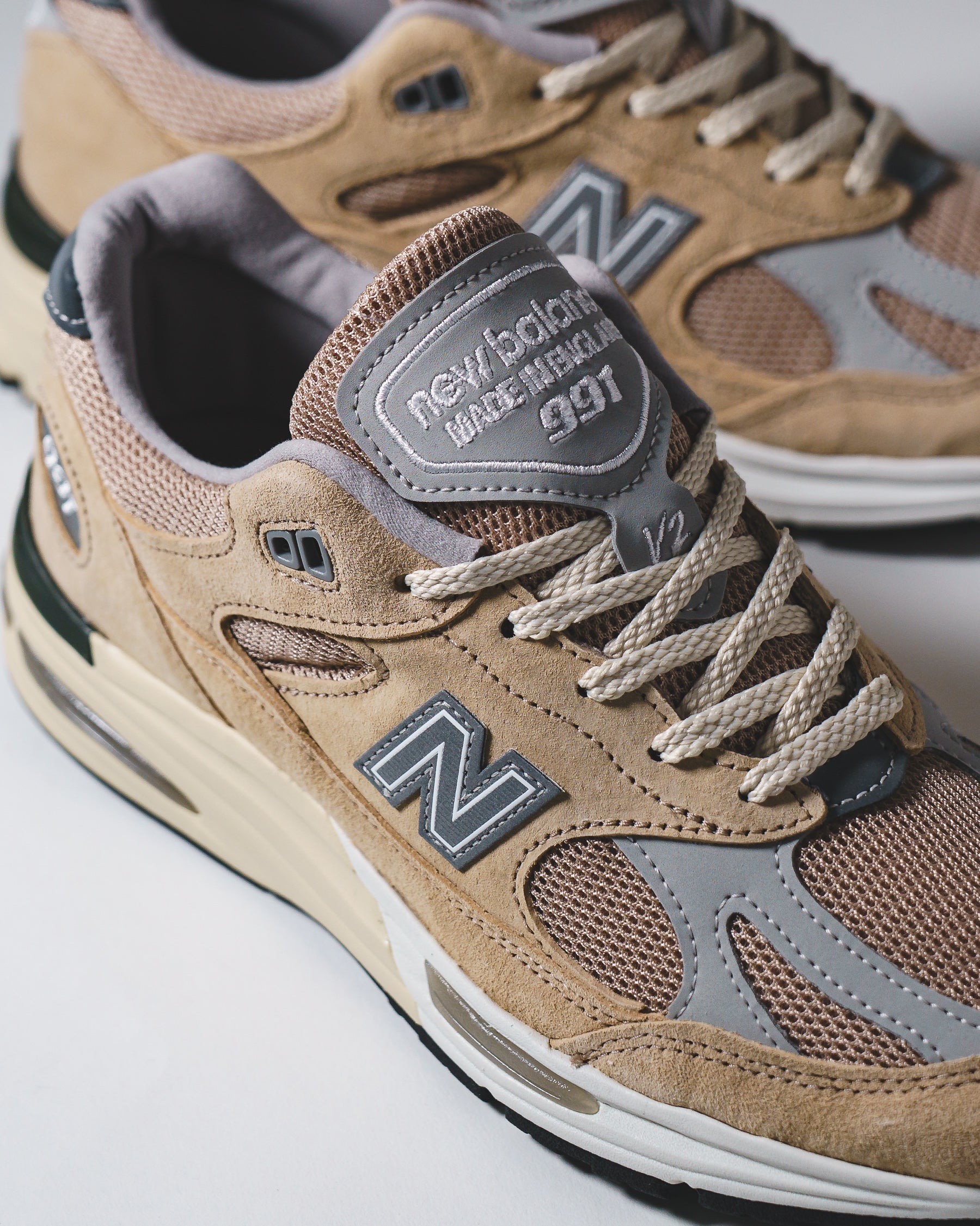 New Balance Unisex Made in UK 991v2 Cuban Sand U991BE2 - FOOTWEAR - Canada