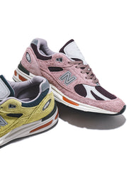 New Balance Unisex Made in UK 991v2 Deauville Mauve Fig U991PR2 - FOOTWEAR - Canada