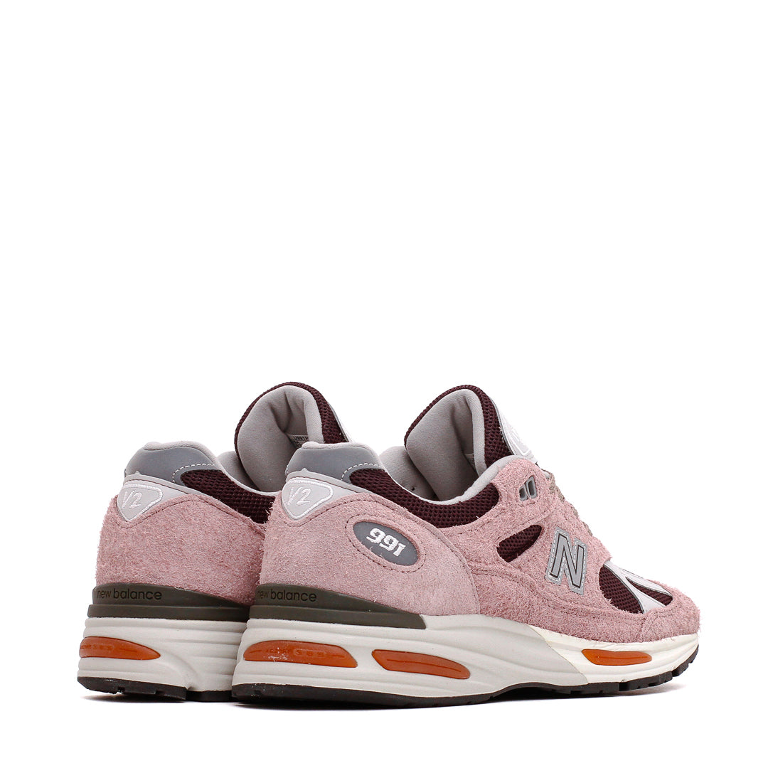 New Balance Unisex Made in UK 991v2 Deauville Mauve Fig U991PR2 - FOOTWEAR - Canada