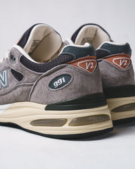 New Balance Unisex Made in UK 991v2 Elephant Skin Cork U991GC2 - FOOTWEAR - Canada