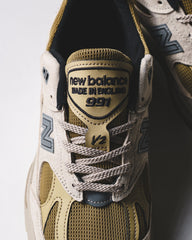 New Balance Unisex Made in UK 991v2 Neo Synthesis Silver Birch U991PW2 - FOOTWEAR - Canada