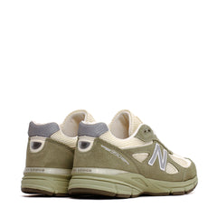 New Balance Unisex Made in USA 990v4 Olive Leaf U9901MX - FOOTWEAR - Canada