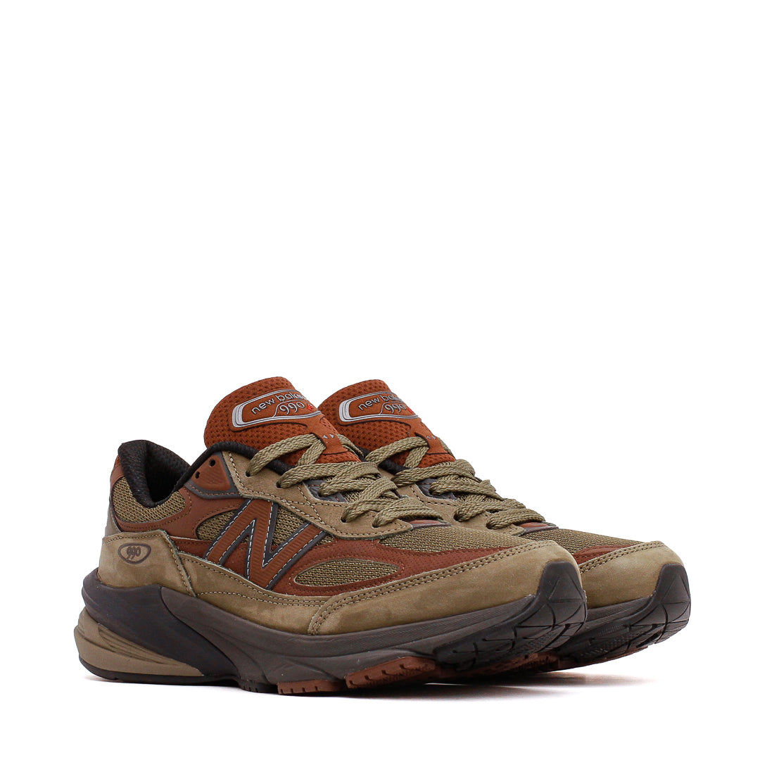 New Balance Unisex Made in USA 990v6 Dark Camo Rich Oak U990CA6 - FOOTWEAR - Canada