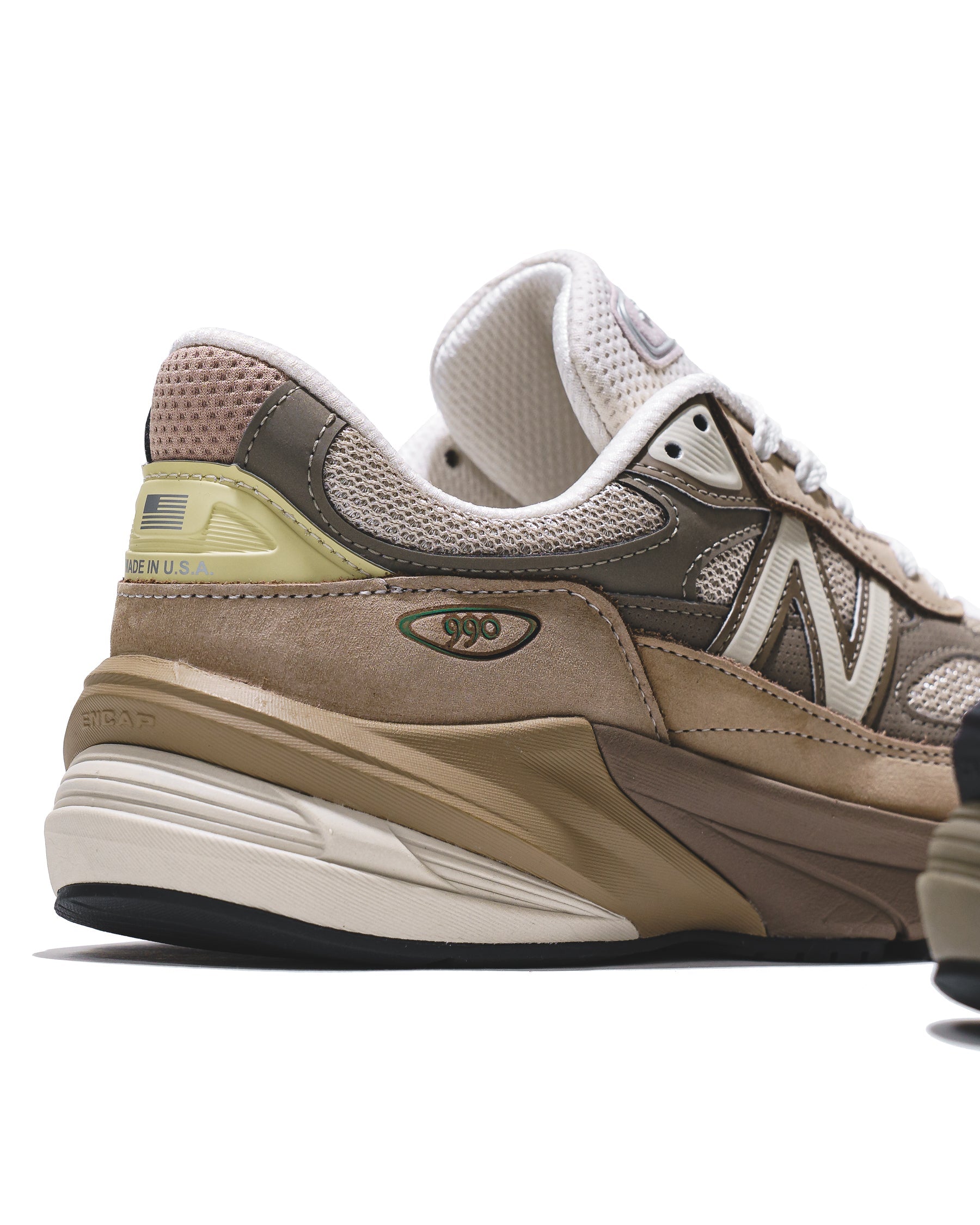 New Balance Unisex Made in USA 990v6 Dark Camo Rich Oak U990CA6 - FOOTWEAR - Canada