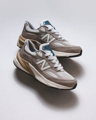 New Balance Unisex Made in USA 990v6 Light Mushroom U990MM6 - FOOTWEAR - Canada