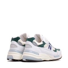 New Balance Unisex Made in USA 992 White Marsh Green U992GB - FOOTWEAR - Canada
