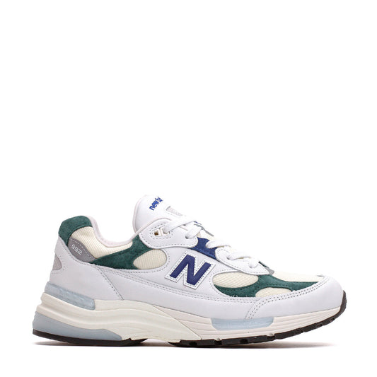 New Balance Unisex Made in USA 992 White Marsh Green U992GB - FOOTWEAR - Canada