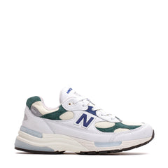 New Balance Unisex Made in USA 992 White Marsh Green U992GB - FOOTWEAR - Canada