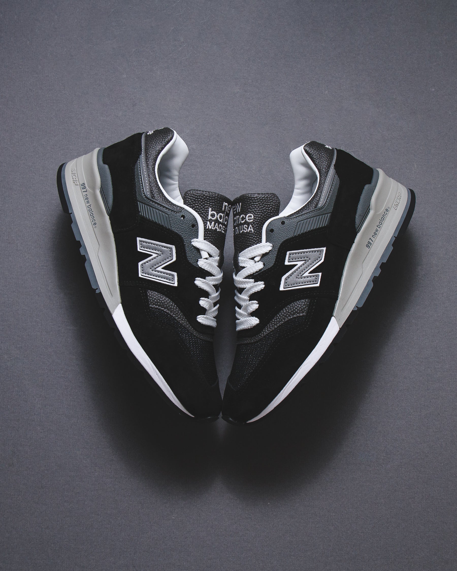 New Balance Unisex Made in USA 997 Black U997BK - FOOTWEAR - Canada