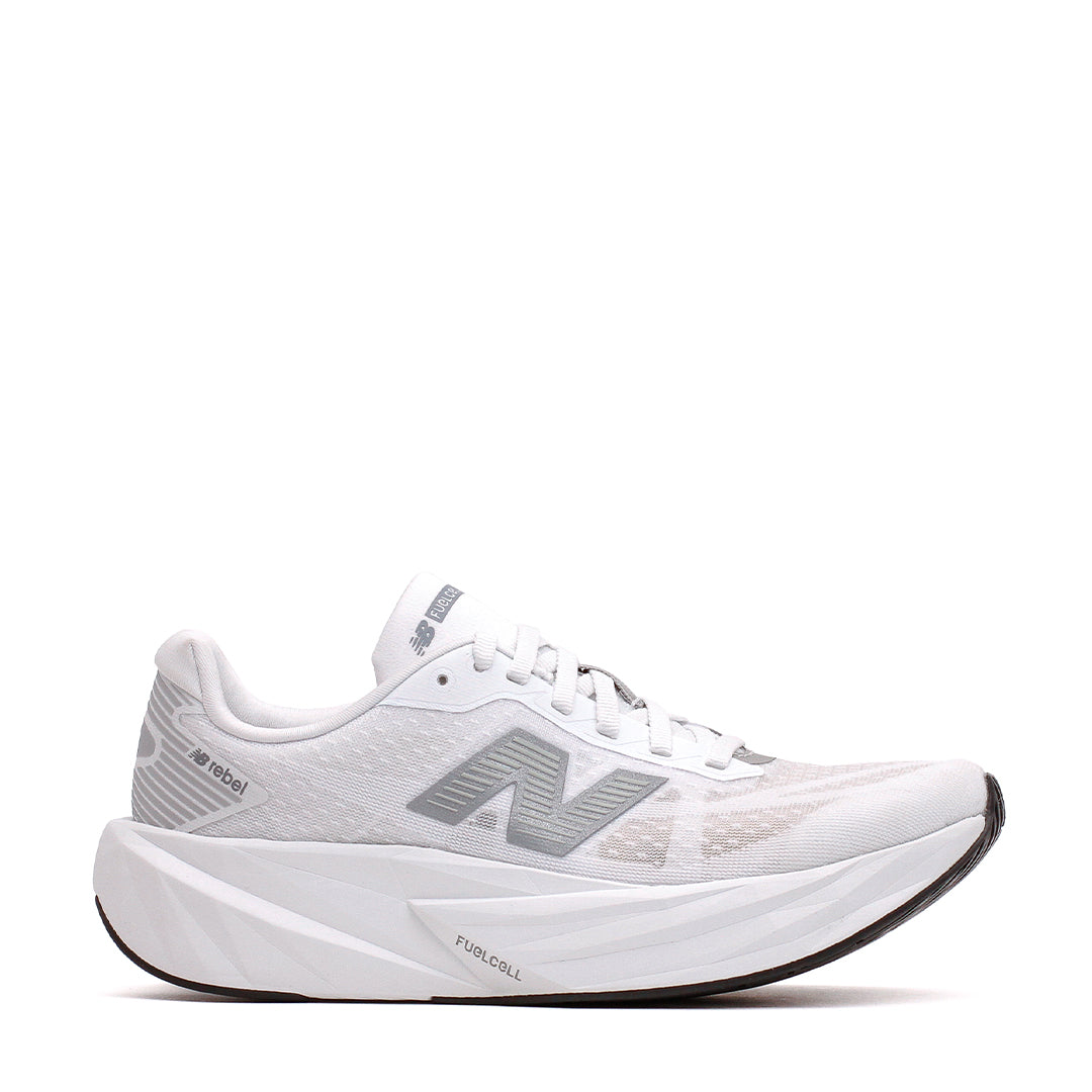 New Balance Women FuelCell Rebel v5 White Silver WFCXLM5 - FOOTWEAR - Canada
