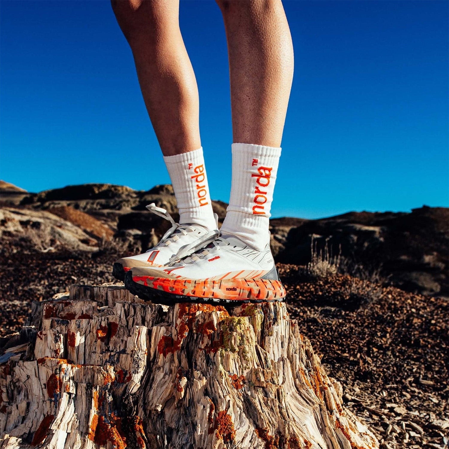 Norda Unisex Retro Sock Cream - SOCKS - Canada