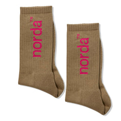 Norda Unisex Retro Sock Pink Fudge - SOCKS - Canada