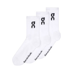 ON Logo Sock High 3P White - SOCKS - Canada
