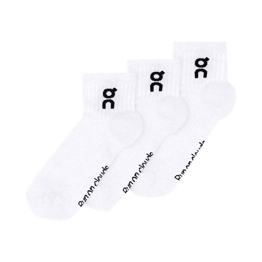ON Logo Sock Mid 3P White - SOCKS - Canada