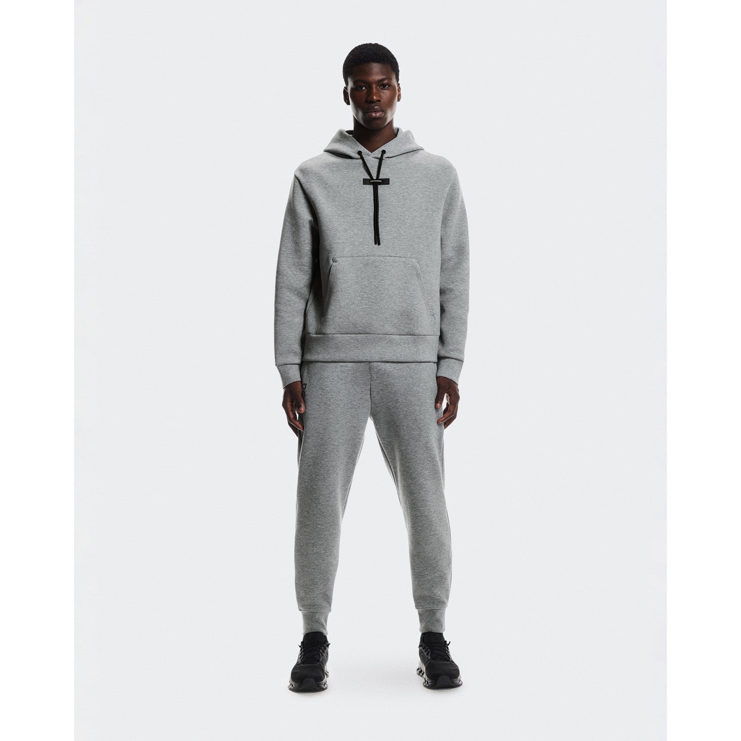 ON Men Focus Tech Hoodie Basalt - SWEATERS - Canada