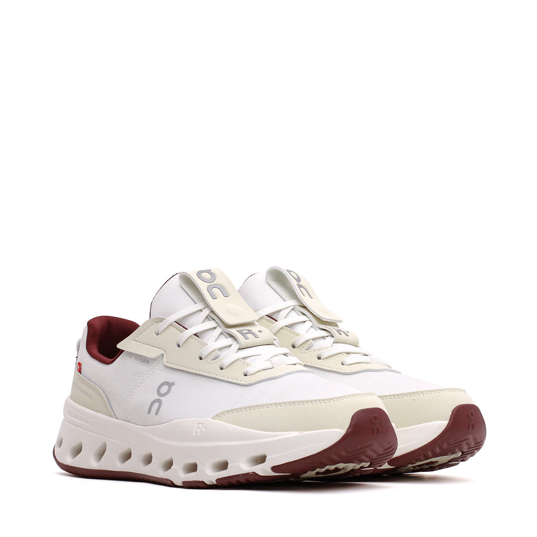 ON Men THE ROGER Wildcard Ivory Maroon 3MG10374758 - FOOTWEAR - Canada