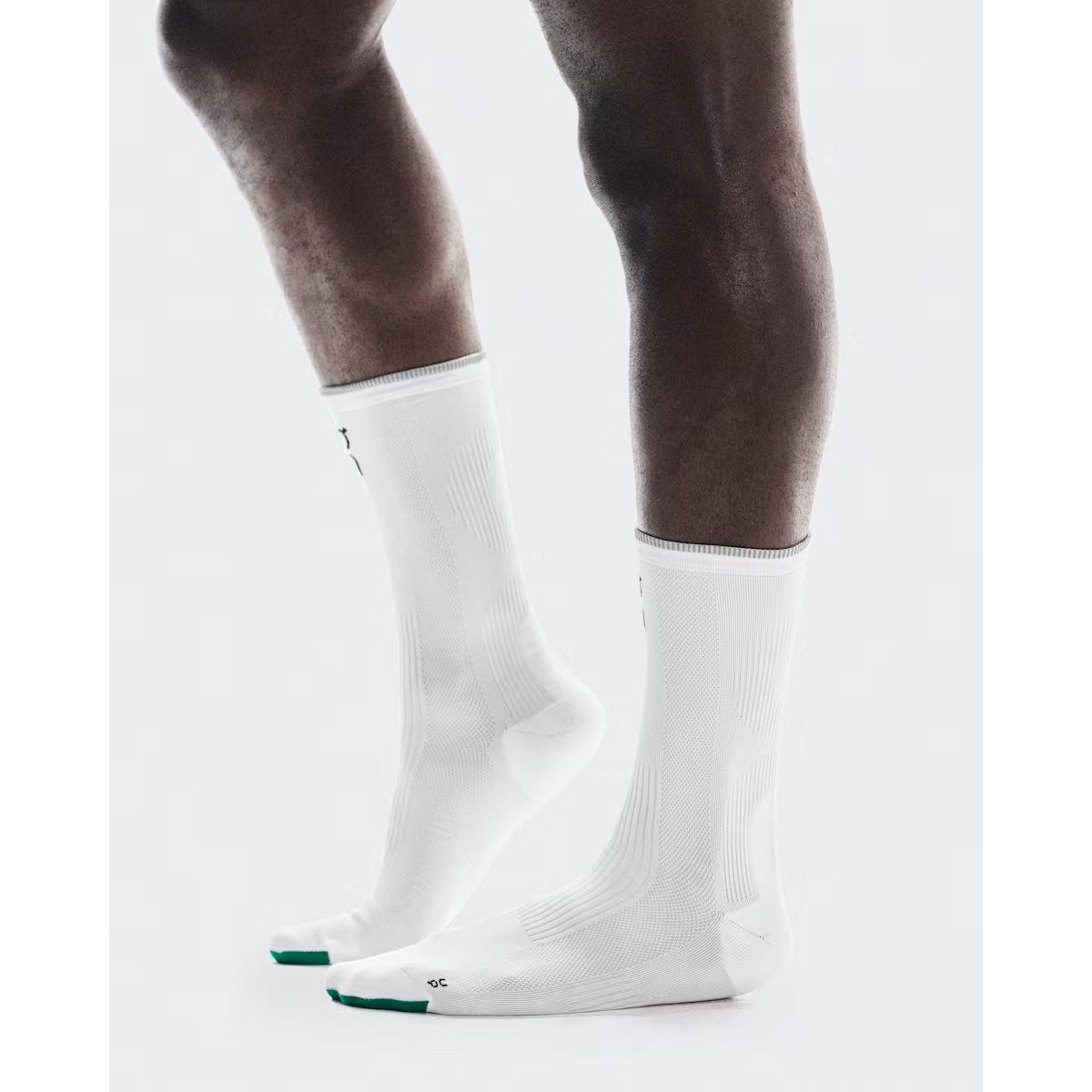 ON Unisex Elite Run Sock High White Ivory - ACCESSORIES - Canada