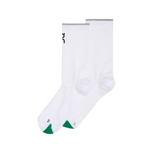 ON Unisex Elite Run Sock High White Ivory - ACCESSORIES - Canada