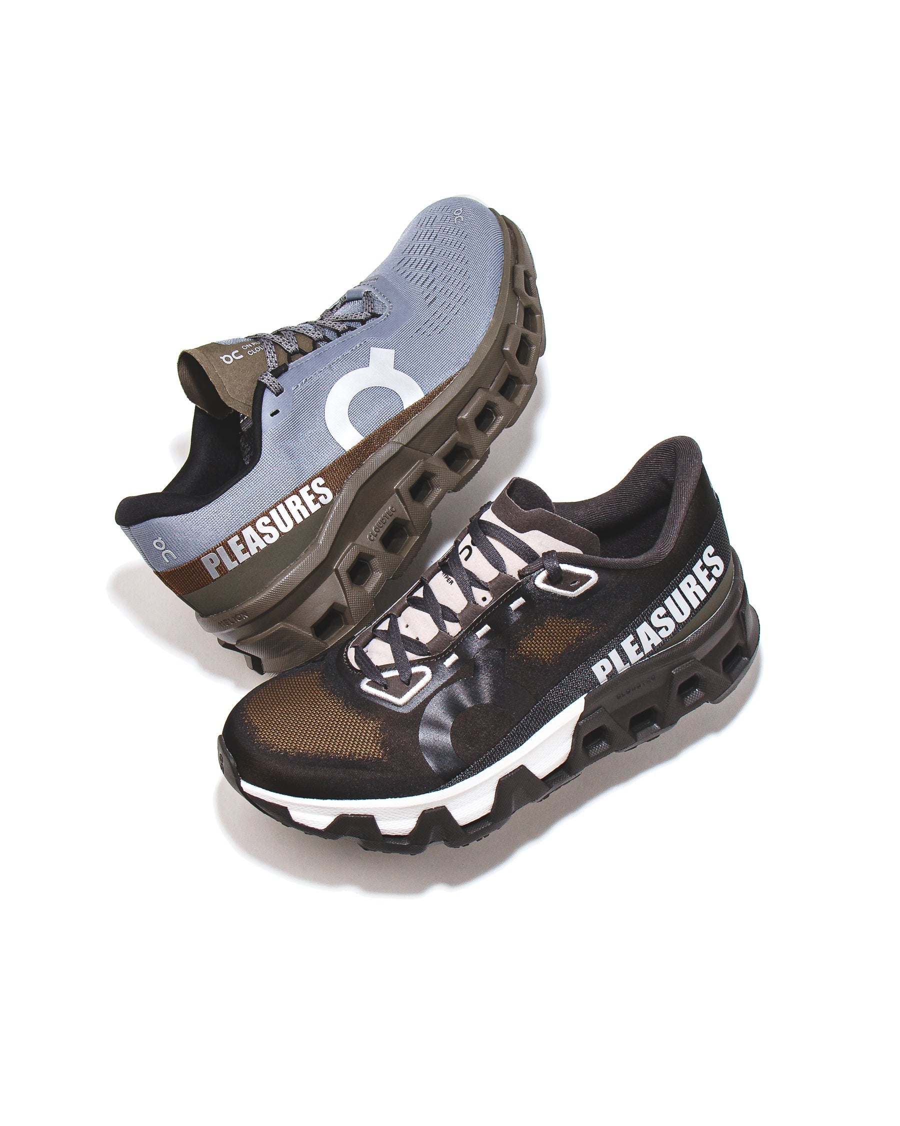 ON x Pleasures Men Cloudmonster 2 PLS-TL Mist Olive 3MF10493192 - FOOTWEAR - Canada