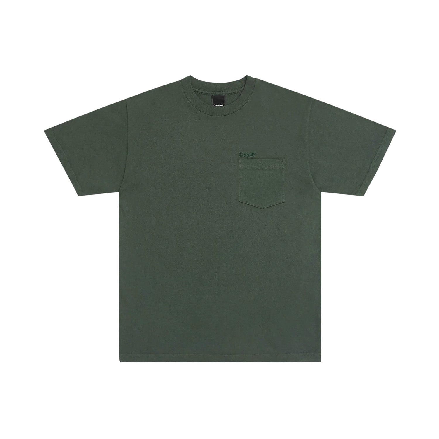 Only NY Lodge Logo Pocket T-Shirt Dark Olive - T-SHIRTS - Canada