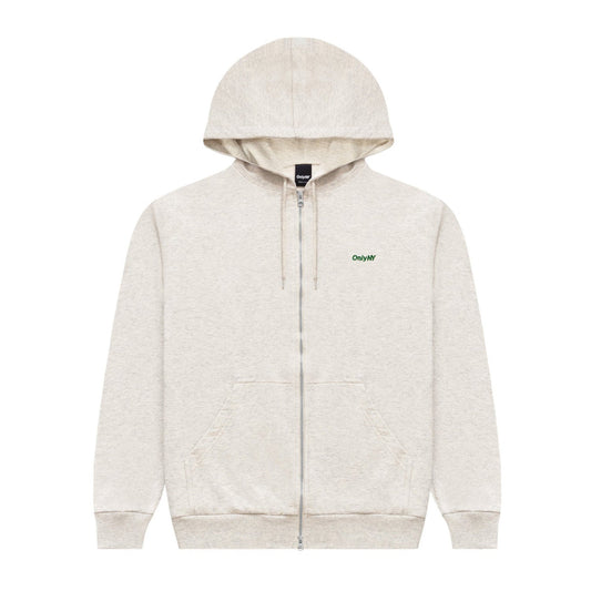 Only NY Thermal Waffle Lined Zip Hoodie Oatmeal Heather - SWEATERS - Canada