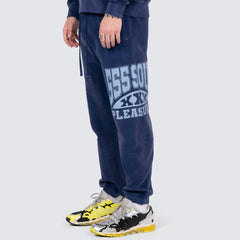 Pleasures Men 53X Inside Out Sweatpants Navy - BOTTOMS - Canada