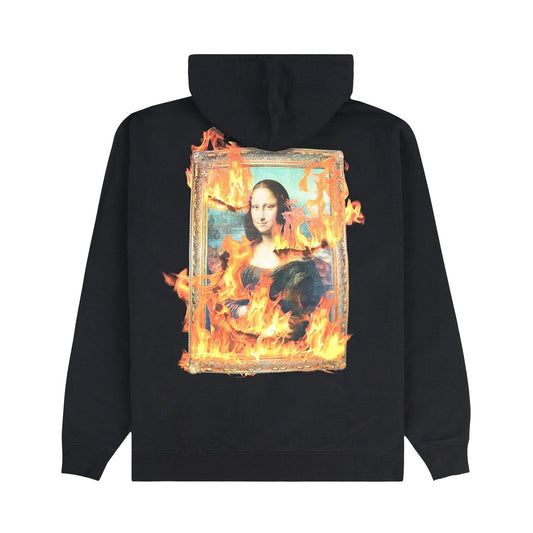 Pleasures Men Burn Again Hoodie Black - SWEATERS - Canada