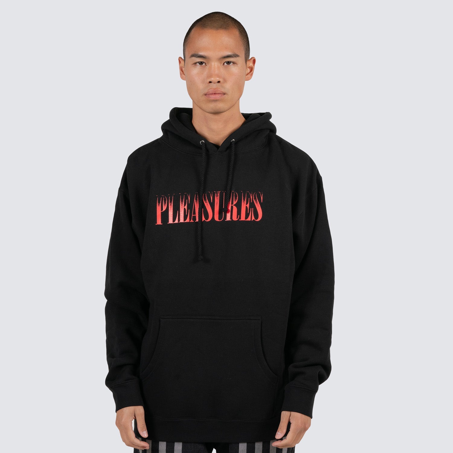 Pleasures Men Crumble Hoodie Black - SWEATERS - Canada