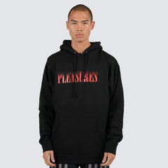 Pleasures Men Crumble Hoodie Black - SWEATERS - Canada