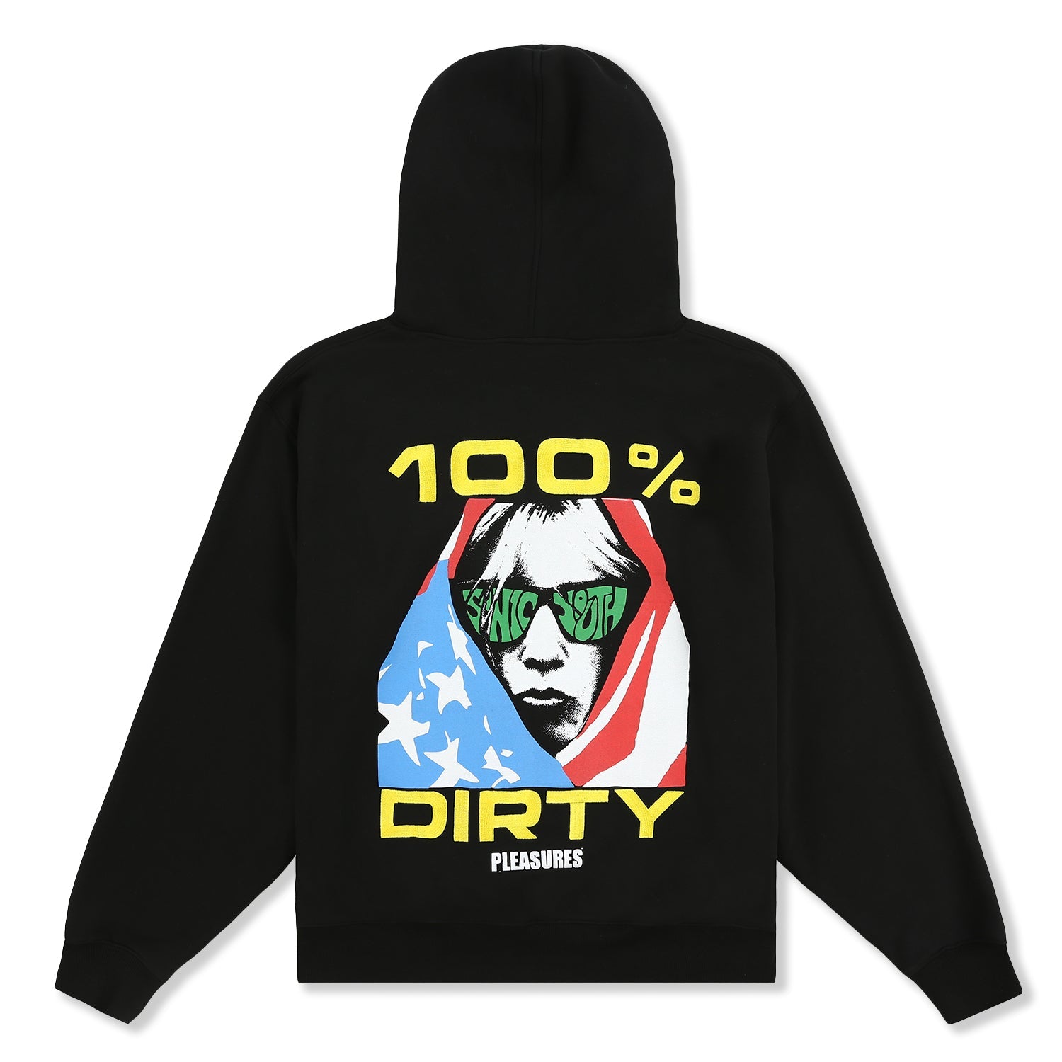 Pleasures Men Dirty Hoodie Black - SWEATERS - Canada