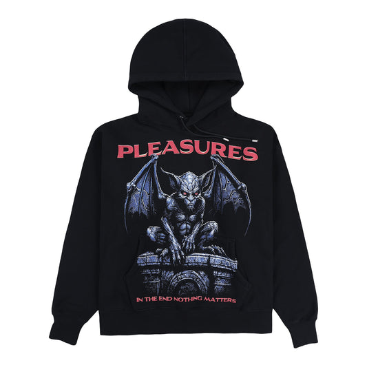 Pleasures Men Gargoyle Hoodie Black - SWEATERS - Canada