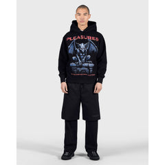 Pleasures Men Gargoyle Hoodie Black - SWEATERS - Canada