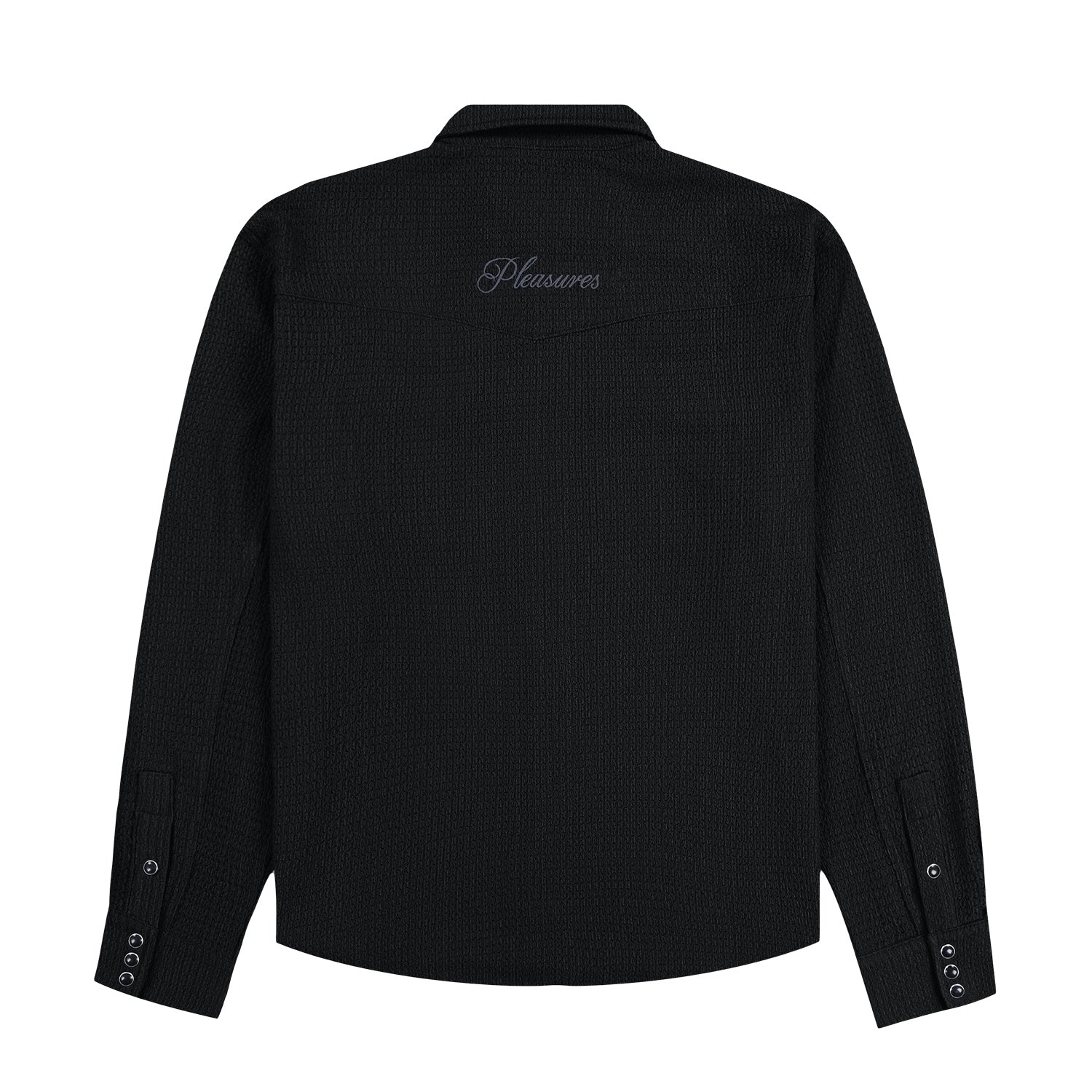 Pleasures Men Hive Western Shirt Black - TOPS - Canada
