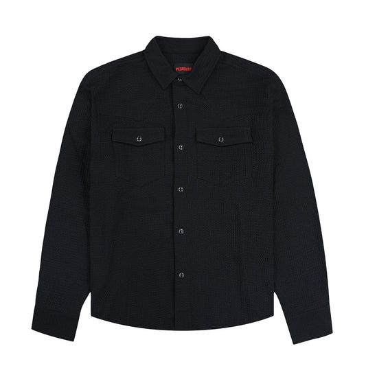 Pleasures Men Hive Western Shirt Black - TOPS - Canada