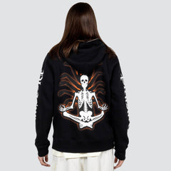 Pleasures Men Meditation Zip Hoodie Black - SWEATERS - Canada