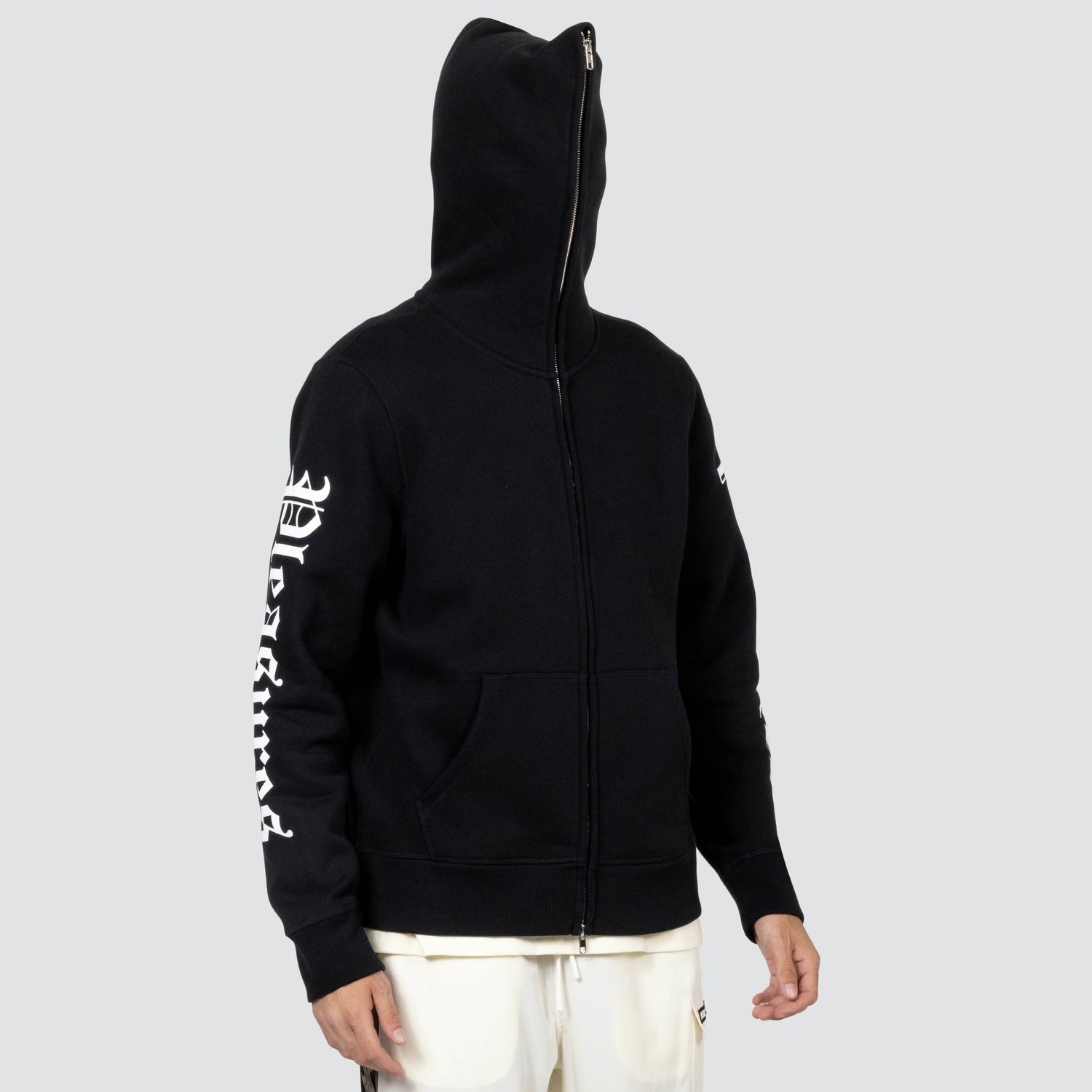 Pleasures Men Meditation Zip Hoodie Black - SWEATERS - Canada