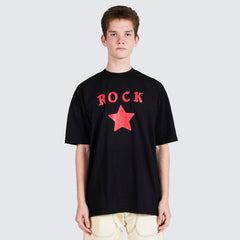 Pleasures Men Rockstar T-Shirt Black - T-SHIRTS - Canada