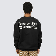 Pleasures Men Recipe Crewneck Black - SWEATERS - Canada