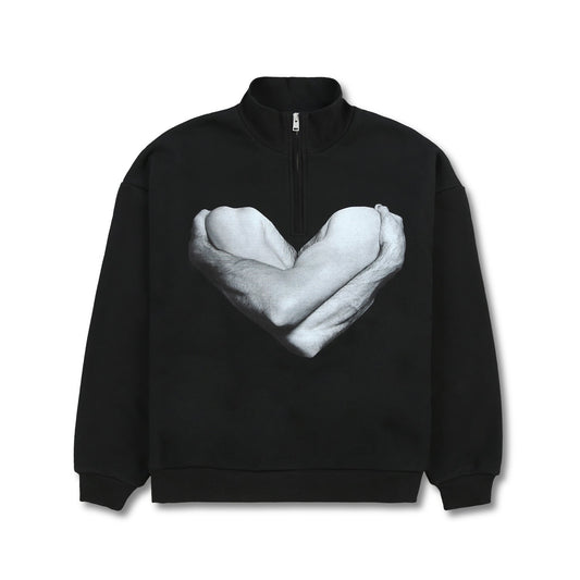 Pleasures Men Vincent Quarter Zip Black - SWEATERS - Canada