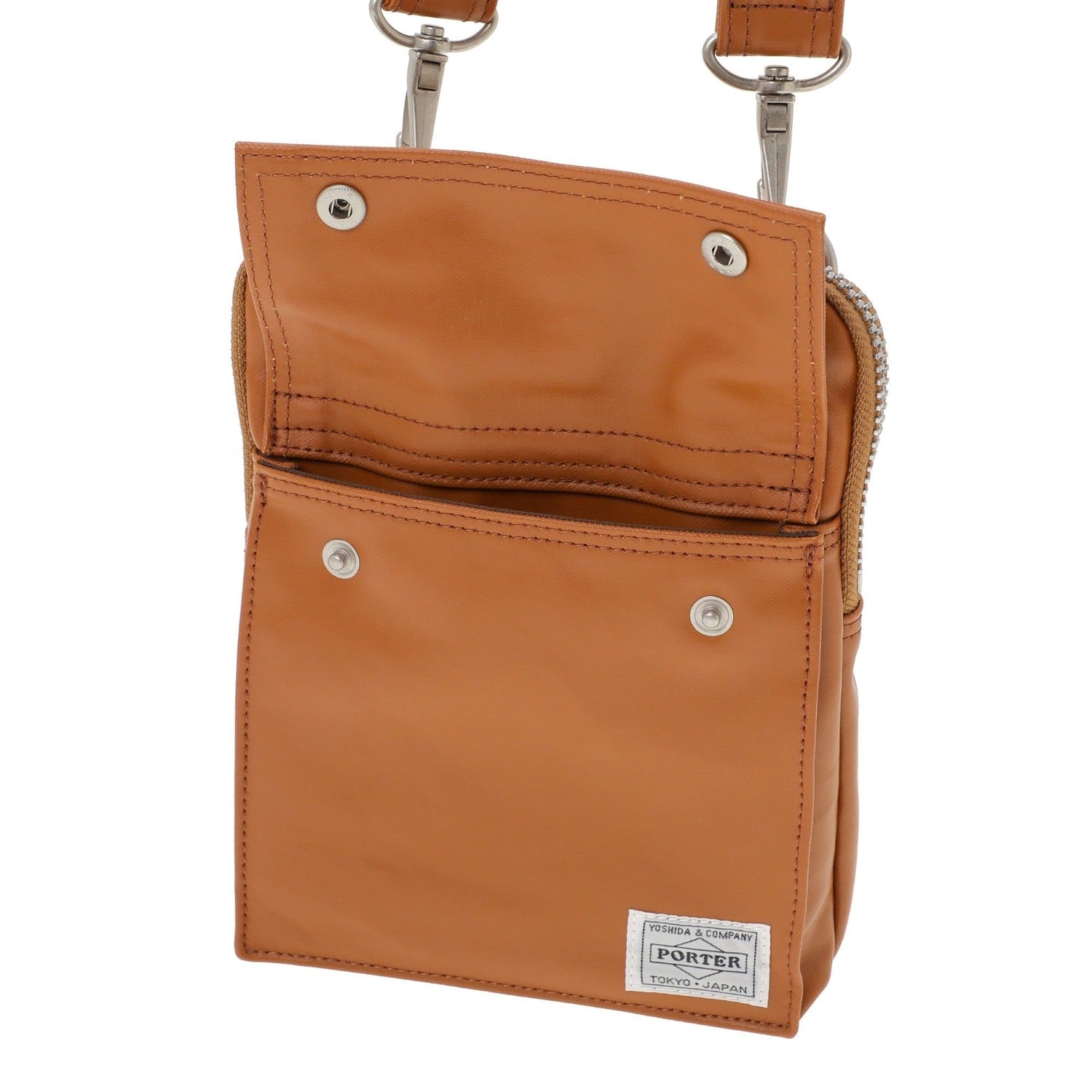 Porter Free Style Vertical Shoulder Bag Camel - BAGS - Canada